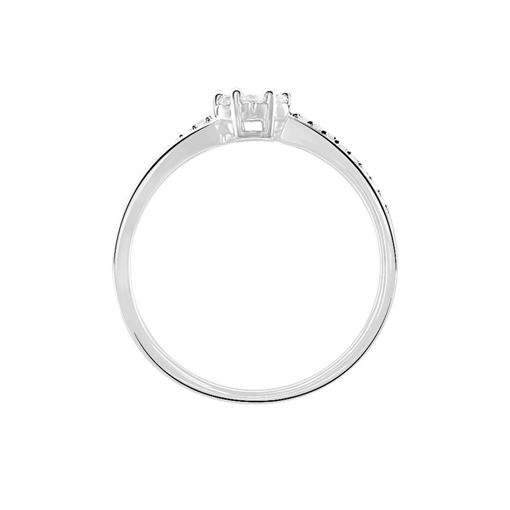 Bague Kuta Or Blanc Diamant - Bagues avec pierre Femme | Histoire d’Or