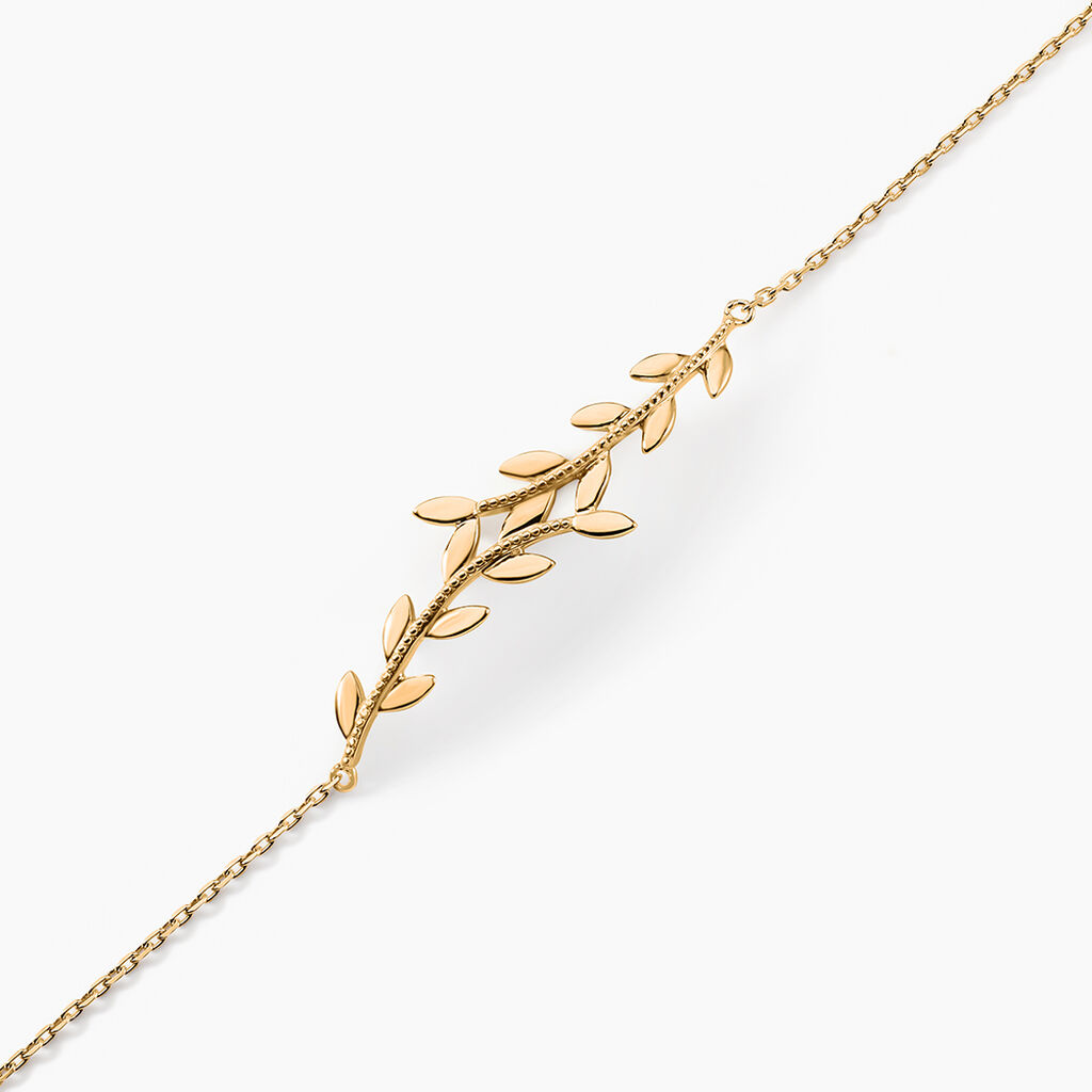 Bracelet Folia Plaqué Or Jaune - Bracelets Femme | Histoire d’Or