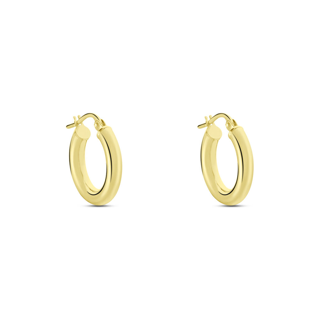Créoles Ajania Or Jaune - Boucles d'oreilles créoles Femme | Histoire d’Or