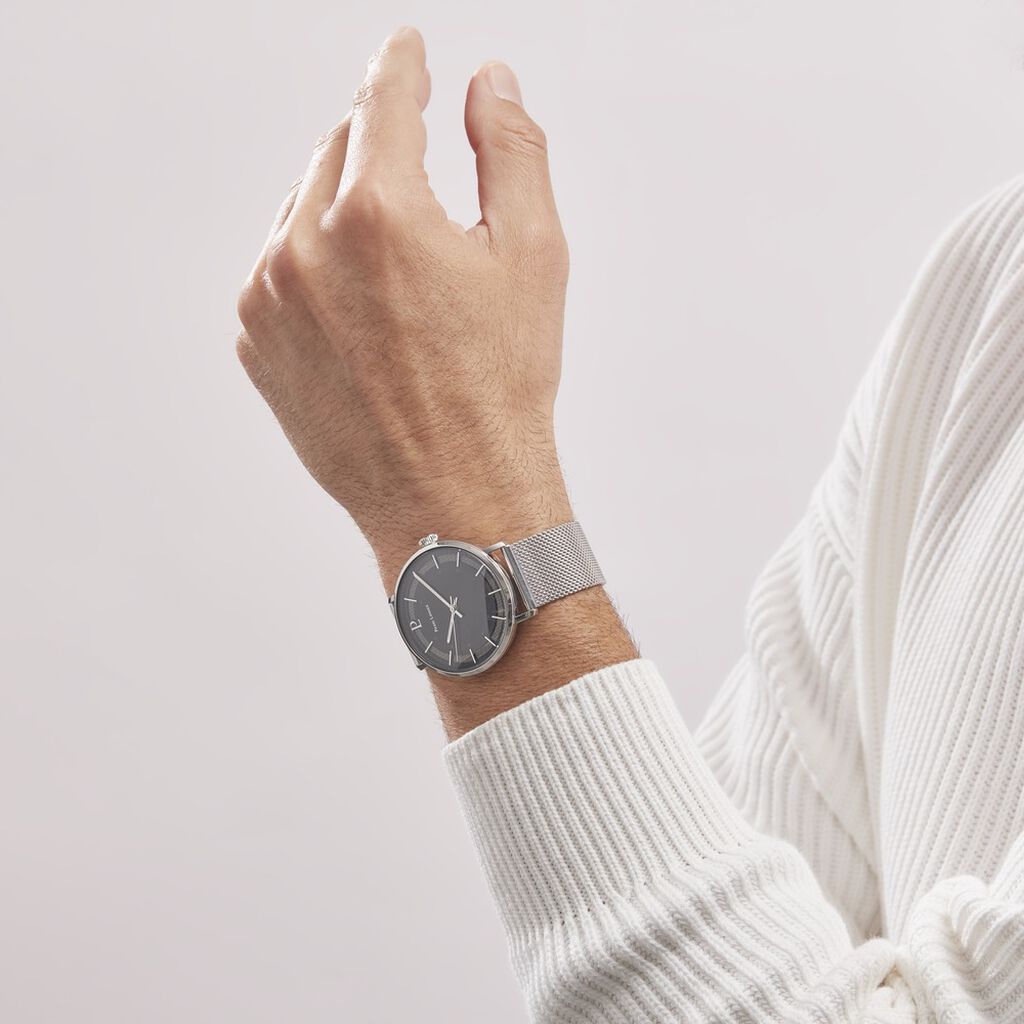 Montre Pierre Lannier Gaius Noir - Montres Homme | Histoire d’Or