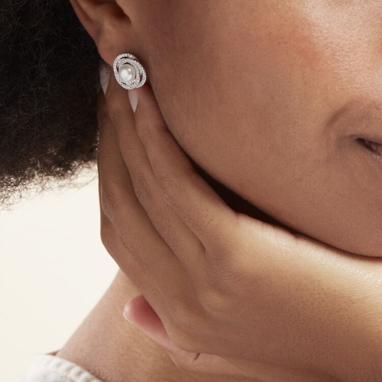 Boucle d'oreille Romina (12mm) - Argent