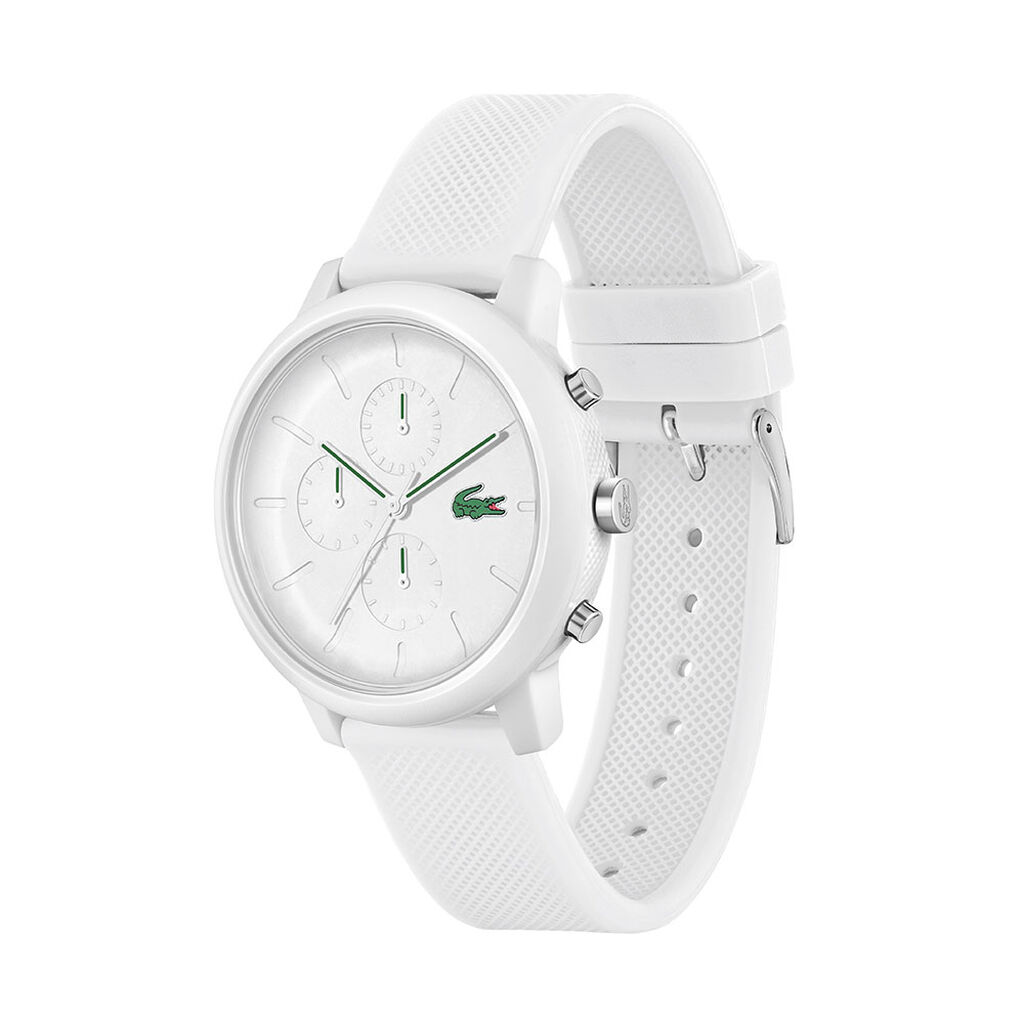 Montre Lacoste .12.12 Chrono Blanc - Montres Homme | Histoire d&rsquo;Or