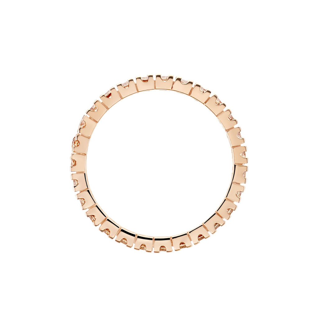 Bague Rio Santa Teresa Argent Rose Oxyde De Zirconium - Bagues avec pierre Femme | Histoire d&rsquo;Or