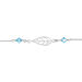 Bracelet Argent Blanc Angelika Pierres Synthetiques - Bracelets Plume Femme | Histoire d’Or