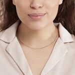 Cha&icirc;ne Alyze Argent Blanc - Chaines Femme | Histoire d&rsquo;Or