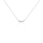 Collier Adonia Argent Blanc Oxyde De Zirconium - Colliers fantaisie Femme | Histoire d&rsquo;Or