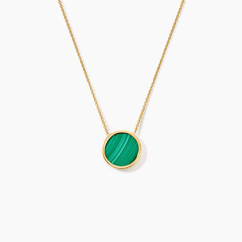 Collier Florica Or Jaune Malachite - Colliers Femme | Histoire d’Or