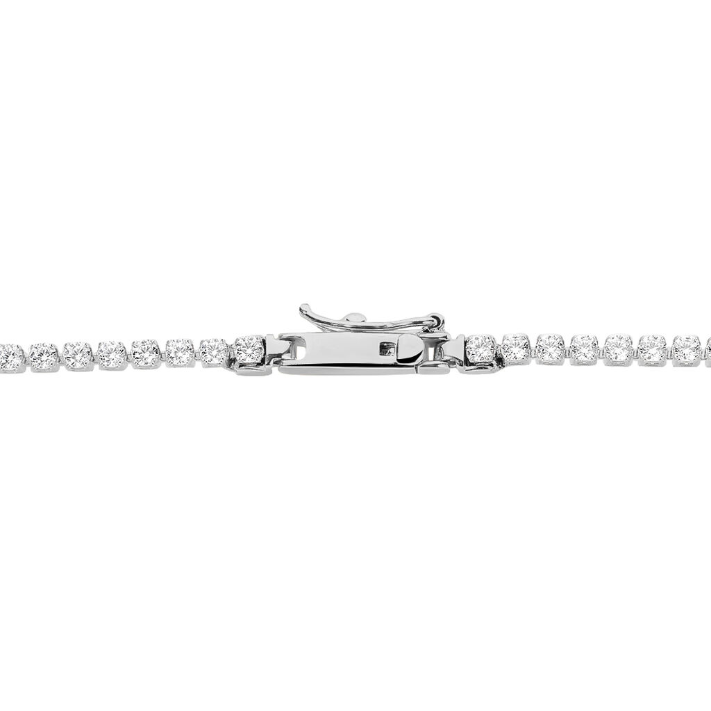 Bracelet Charline Or Blanc Oxyde De Zirconium - Bracelets Femme | Histoire d&rsquo;Or