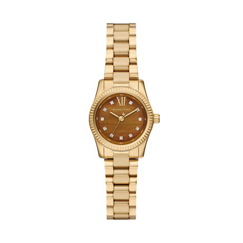 Montre Michael Kors Petite Lexington Marron - Montres Femme | Histoire d&rsquo;Or