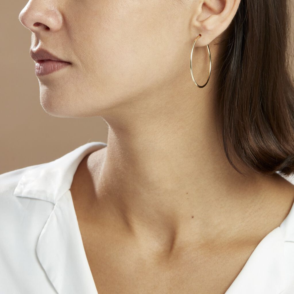 Créoles Valencina Or Jaune - Boucles d'oreilles créoles Femme | Histoire d’Or