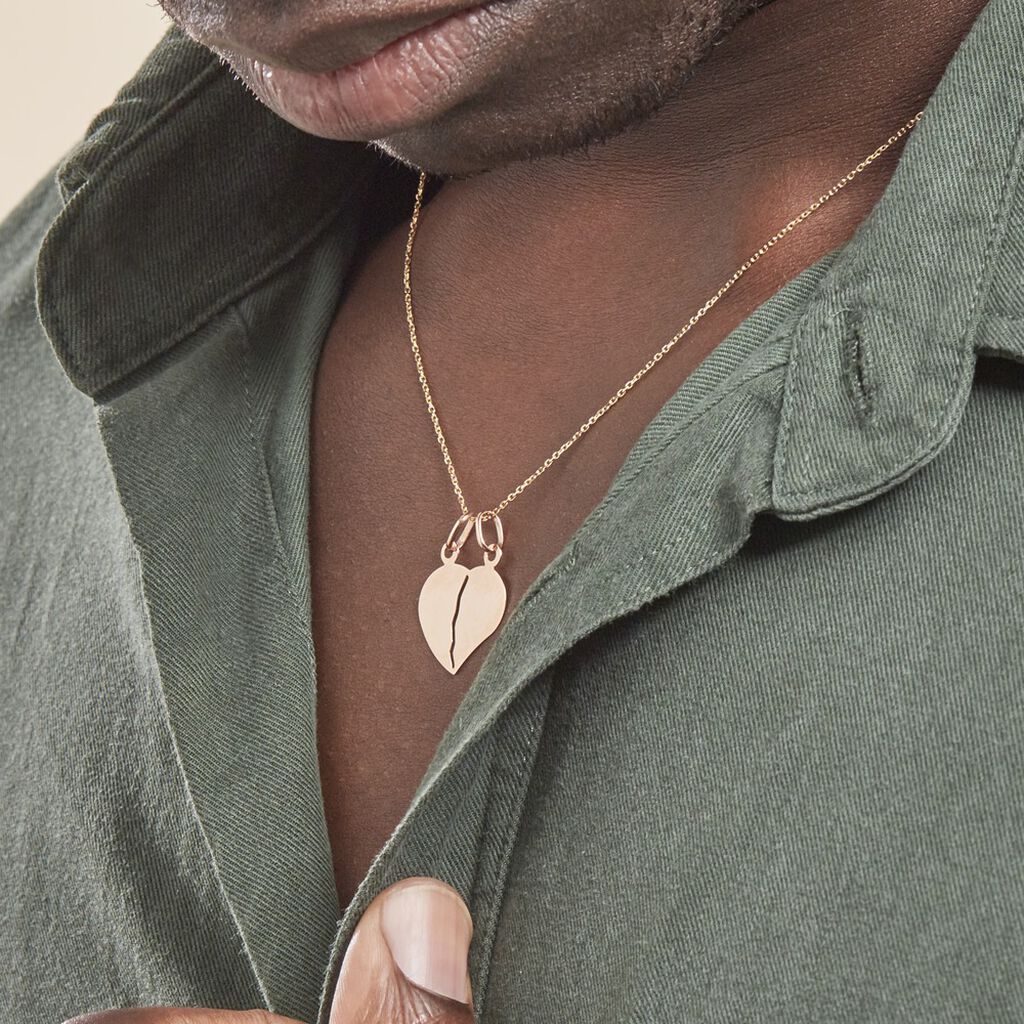 Pendentif Eudocie Or Rose - Pendentifs Coeur Famille | Histoire d’Or