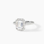 Bague Solitaire Cadmos Argent Blanc Oxyde De Zirconium - Bagues de promesse Femme | Histoire d&rsquo;Or