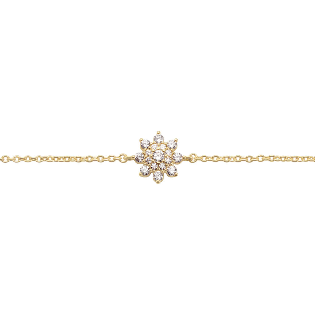 Bracelet Plaqué Or Sadoth Oxydes De Zirconium - Bracelets Femme | Histoire d’Or
