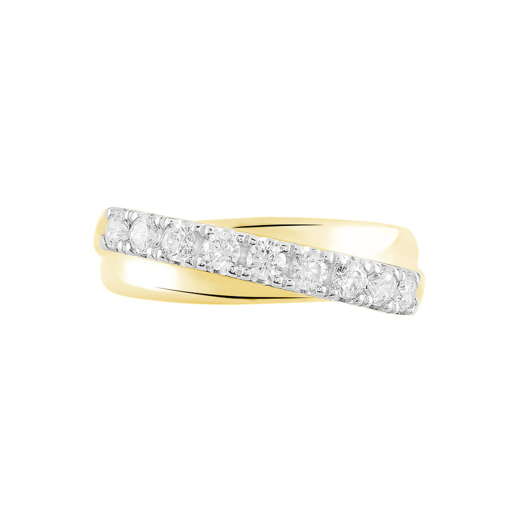 Bague Agostina Or Jaune Oxyde De Zirconium - Bagues avec pierre Femme | Histoire d’Or