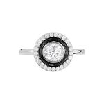 Bague Solitaire Aliou Argent Blanc Oxyde De Zirconium - Bagues solitaires Femme | Histoire d&rsquo;Or