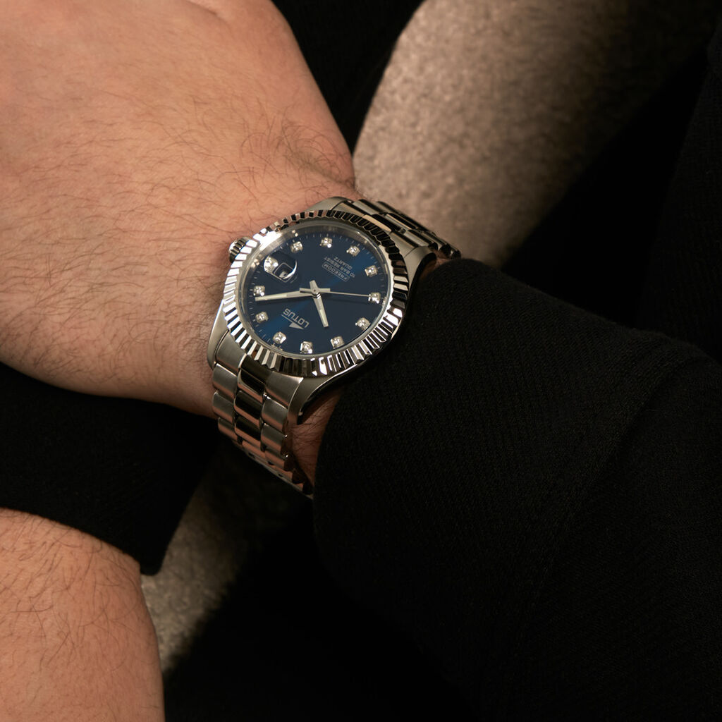 Montre Lotus Freedom 42 Bleu - F&ecirc;te des p&egrave;res Homme | Histoire d&rsquo;Or