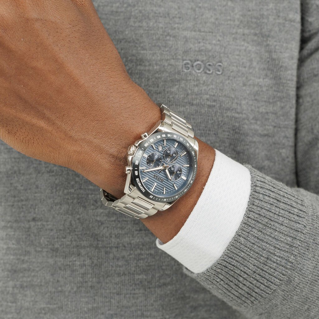 Montre Boss Strike Chrono Bleu - Montres Homme | Histoire d’Or