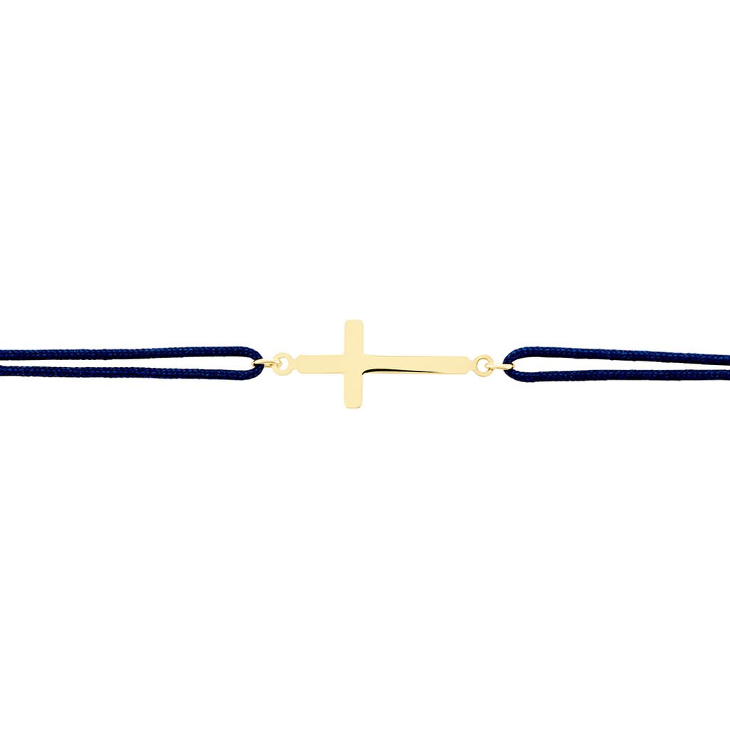 Bracelet Crosia Or Jaune - Bracelets cordon Femme | Histoire d’Or