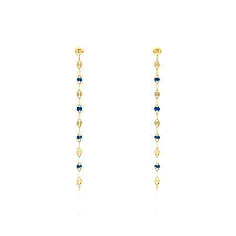 Boucles D'oreilles Pendantes Or Jaune Asteria - Boucles d'oreilles pendantes Femme | Histoire d’Or