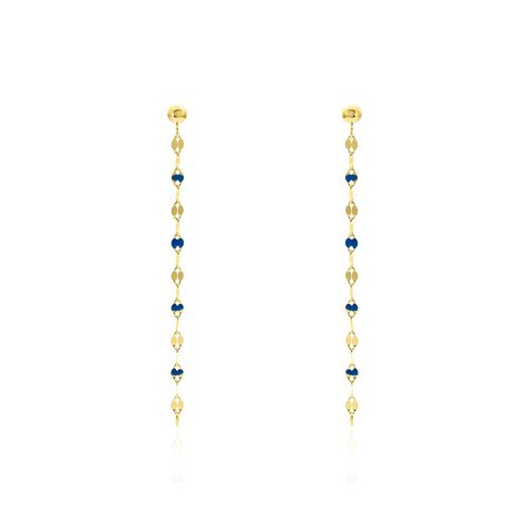 Boucles D'oreilles Pendantes Or Jaune Asteria - Boucles d'oreilles pendantes Femme | Histoire d’Or