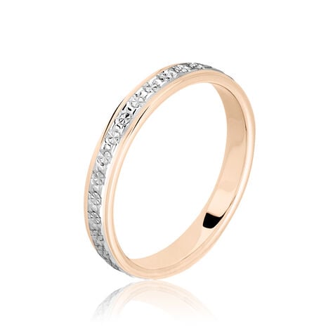 Alliance Heldea Ruban Plat Or Bicolore - Alliances Unisex | Histoire d&rsquo;Or