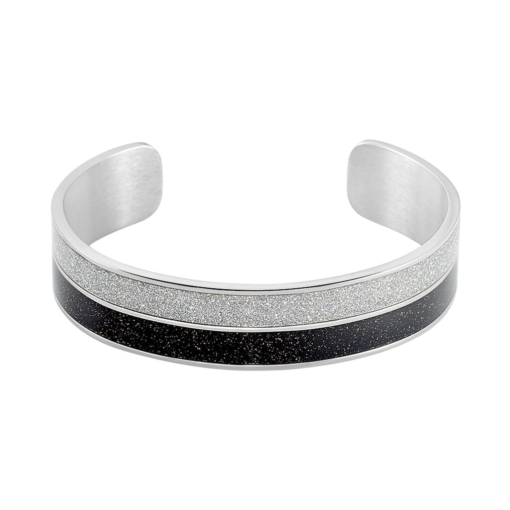 Bracelet Jonc Marie-adelaide Acier Blanc - Bracelets joncs Femme | Histoire d&rsquo;Or