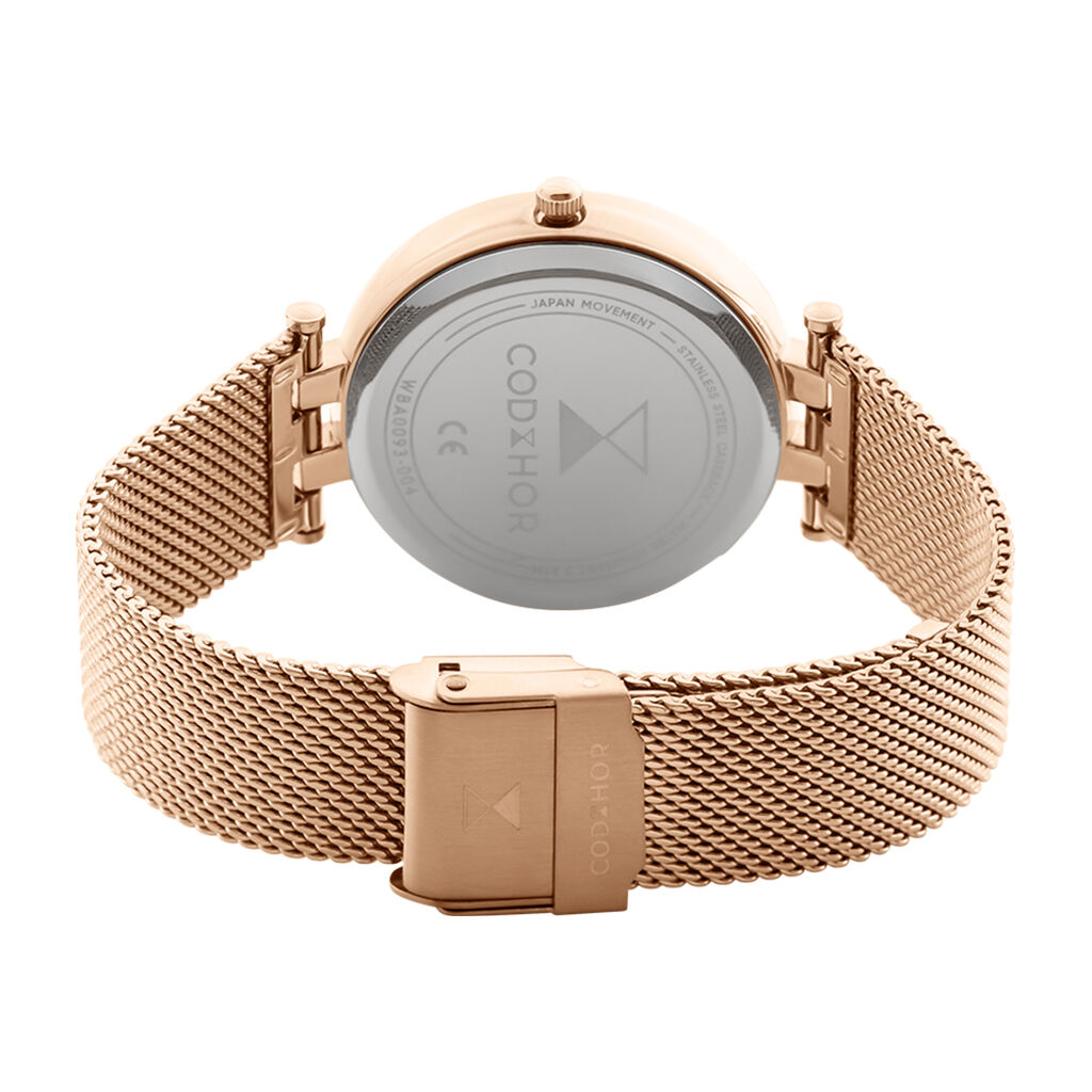 Montre Codhor Celinia Doré Rose - Montres Femme | Histoire d’Or