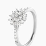 Bague Or Blanc  Chouchana Diamant Synthetique - Bijoux Femme | Histoire d&rsquo;Or