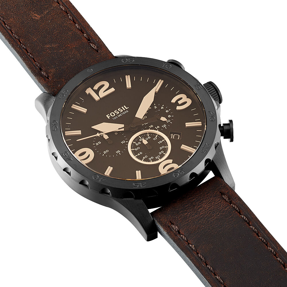 Montres Fossil JR1487 Acier Boucle Ardillon Noir Ronde - HIMHN1N3310 •  Histoire d'Or