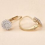 Boucles D'oreilles Pendantes Veronick Or Jaune Diamant - Boucles d'oreilles pendantes Femme | Histoire d&rsquo;Or