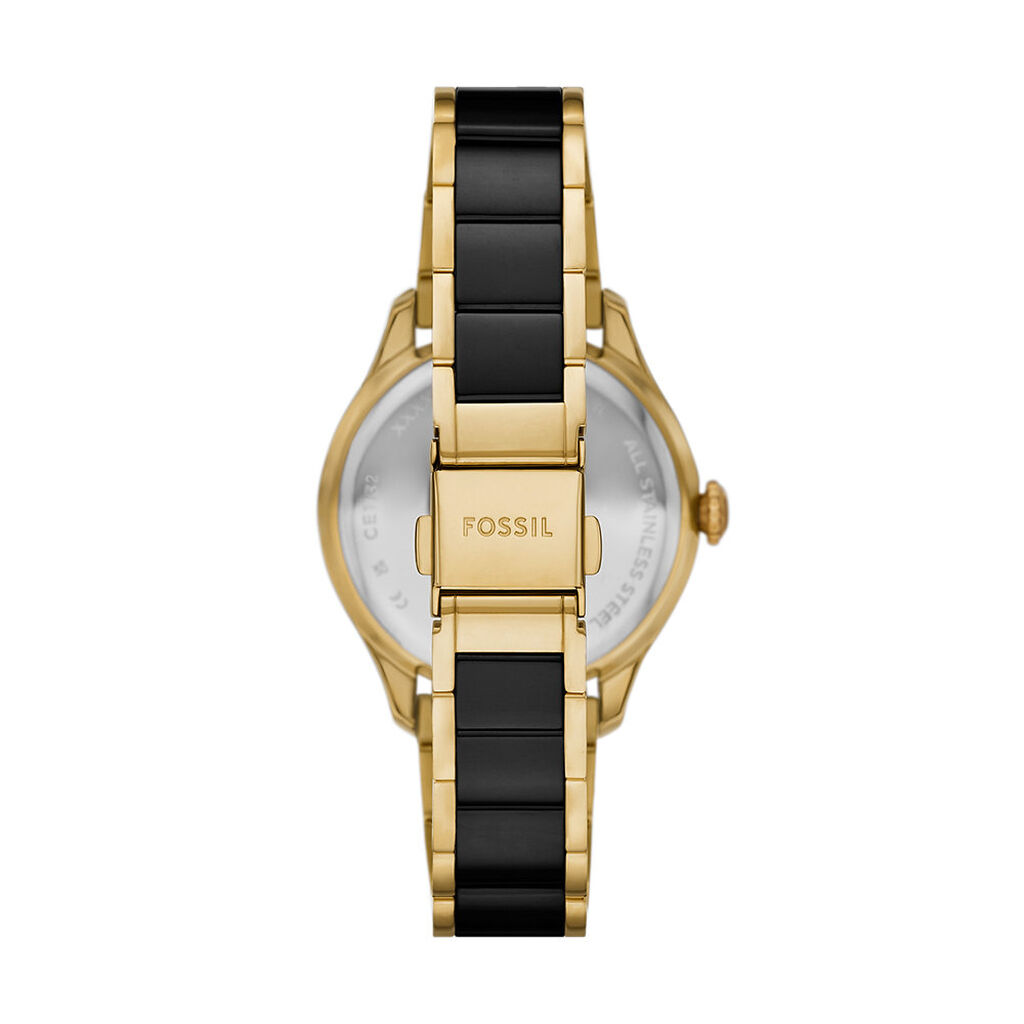 Montre Fossil Gilmore Noir - Id&eacute;es cadeaux Femme | Histoire d&rsquo;Or