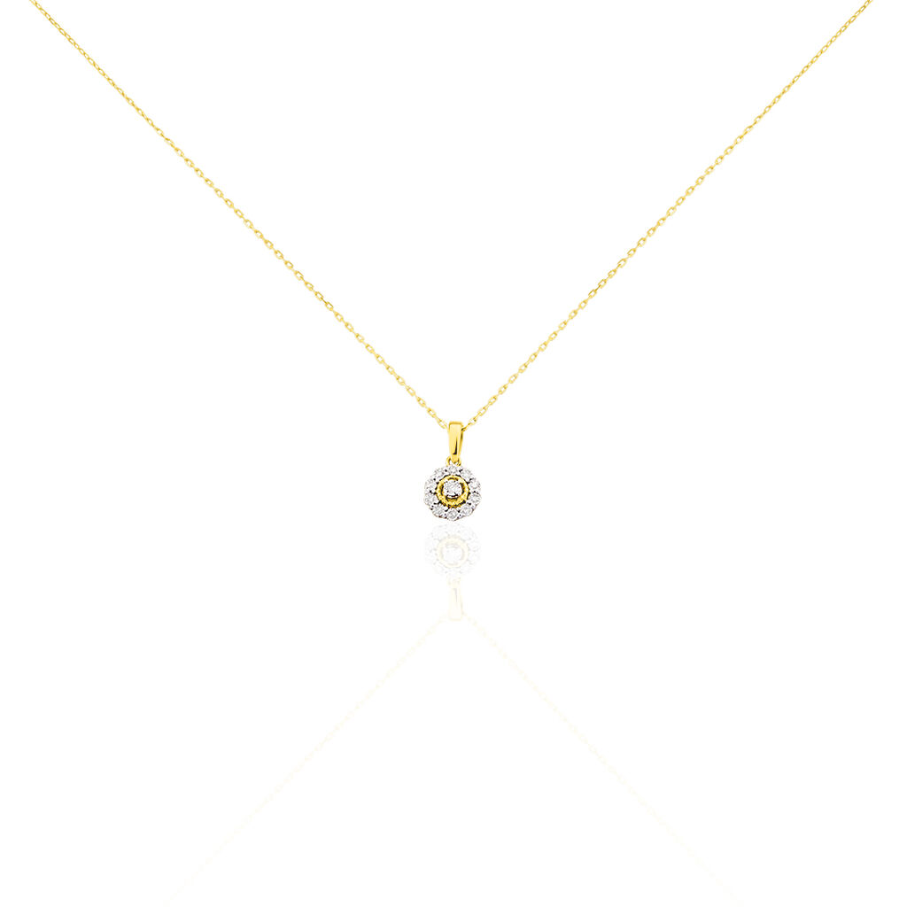 Collier Charletta Or Jaune Diamant - Colliers Femme | Histoire d’Or