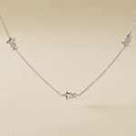 Collier Argent Blanc Astria - Colliers fantaisie Femme | Histoire d&rsquo;Or