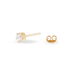 Boucles D'oreilles Puces Yléna Plaqué Or Jaune Oxyde De Zirconium - Boucles d'oreilles fantaisie Femme | Histoire d’Or