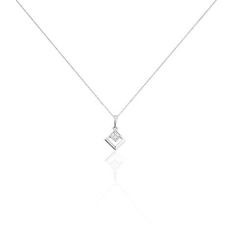 Collier Liana Or Blanc Diamant - Colliers Femme | Histoire d&rsquo;Or