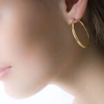 Cr&eacute;oles Verania Or Jaune - Boucles d'oreilles cr&eacute;oles Femme | Histoire d&rsquo;Or