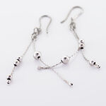 Boucles D'oreilles Pendantes Manou Argent Blanc - Boucles d'oreilles fantaisie Femme | Histoire d&rsquo;Or