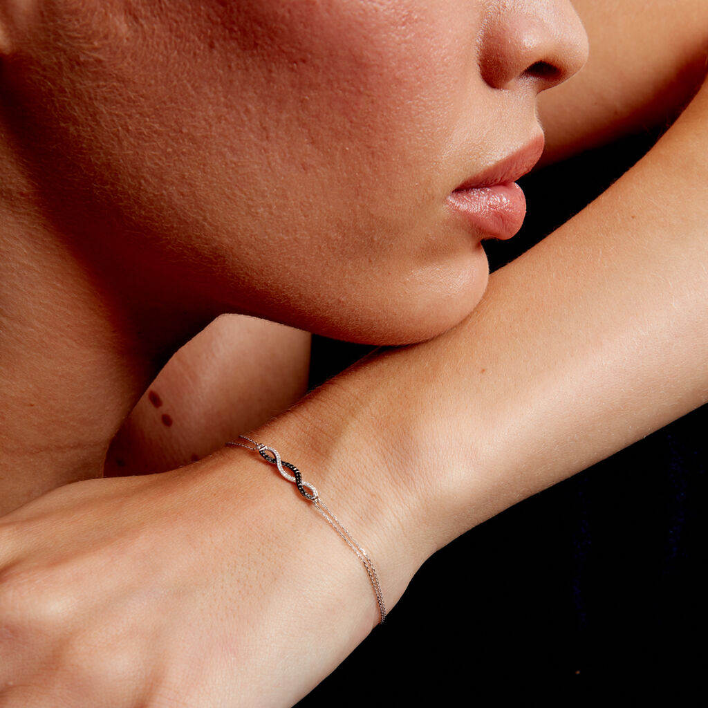 Bracelet Lilybeth Or Blanc Diamant - Bracelets Femme | Histoire d’Or