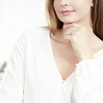 Bague Nene Or Bicolore Diamant - Bagues avec pierre Femme | Histoire d&rsquo;Or