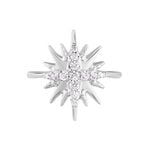Bague Berta Argent Blanc Oxyde De Zirconium - Bagues avec pierre Femme | Histoire d&rsquo;Or