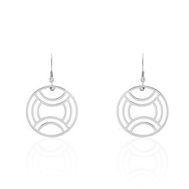 Boucles D'oreilles Pendantes Japan Acier Blanc - Boucles d'oreilles fantaisie Femme | Histoire d’Or