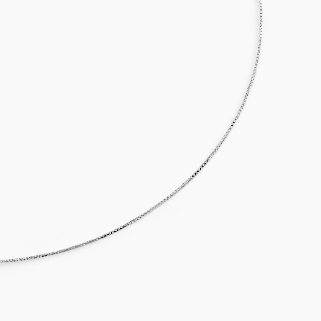 Cha&icirc;ne Igor Maille Venitienne Or Blanc - Chaines Femme | Histoire d&rsquo;Or