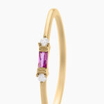 Bague Ylonna Plaque Or Jaune Pierre D'imitation Oxyde De Zirconium - Bagues solitaires Femme | Histoire d&rsquo;Or