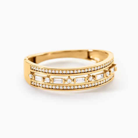 Bague 1986 Or Jaune Diamant - Bagues avec pierre Femme | Histoire d&rsquo;Or