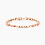 Bracelet Rio Argent Rose Oxyde De Zirconium - Bracelets Femme | Histoire d&rsquo;Or