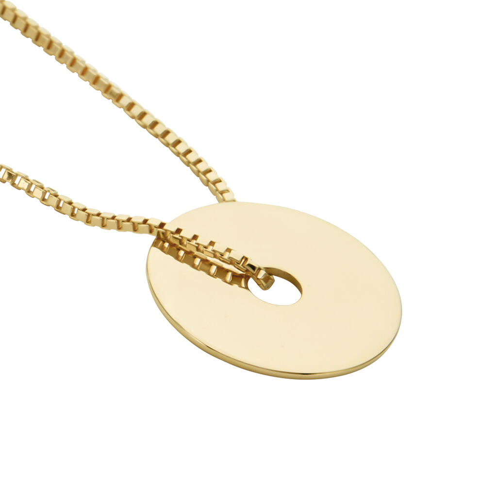 Collier Plaqu&eacute; Or Jaune Cailean - Colliers Homme | Histoire d&rsquo;Or