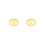 Boucles D'oreilles Puces Cara Or Jaune - Clous d'oreilles Famille | Histoire d&rsquo;Or