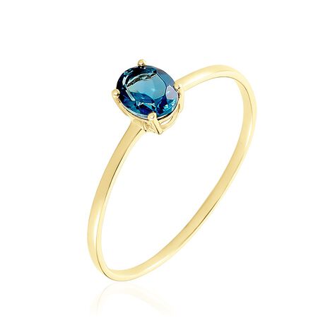 Bague Valentino Or Jaune Topaze - Bagues solitaires Femme | Histoire d’Or
