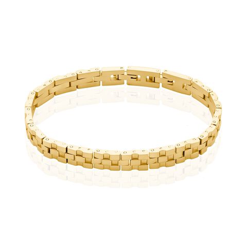 Bracelet Jourdan Manathan Acier Doré - Bracelets Homme | Histoire d’Or