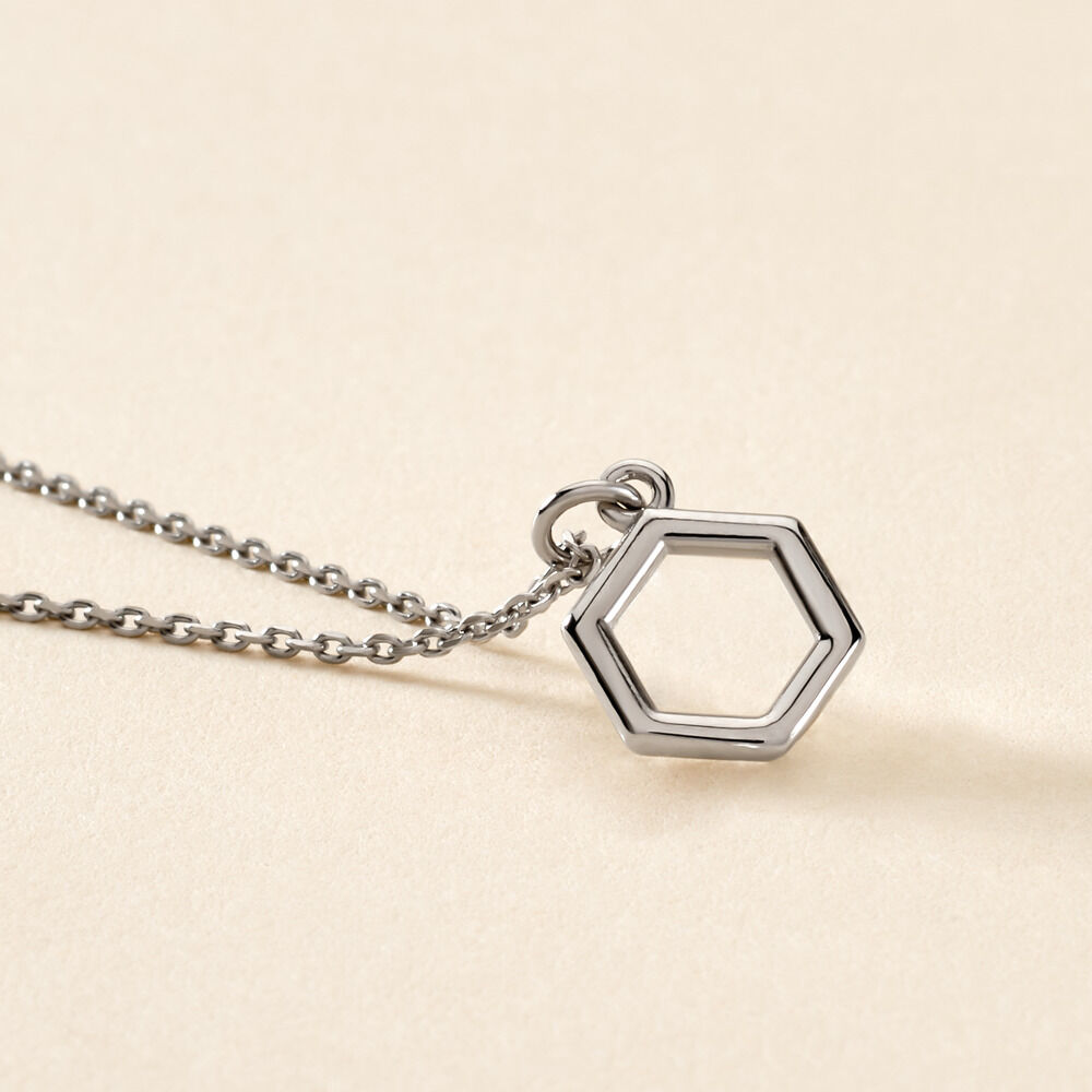 Collier Brielle Argent Blanc - Colliers fantaisie Femme | Histoire d&rsquo;Or